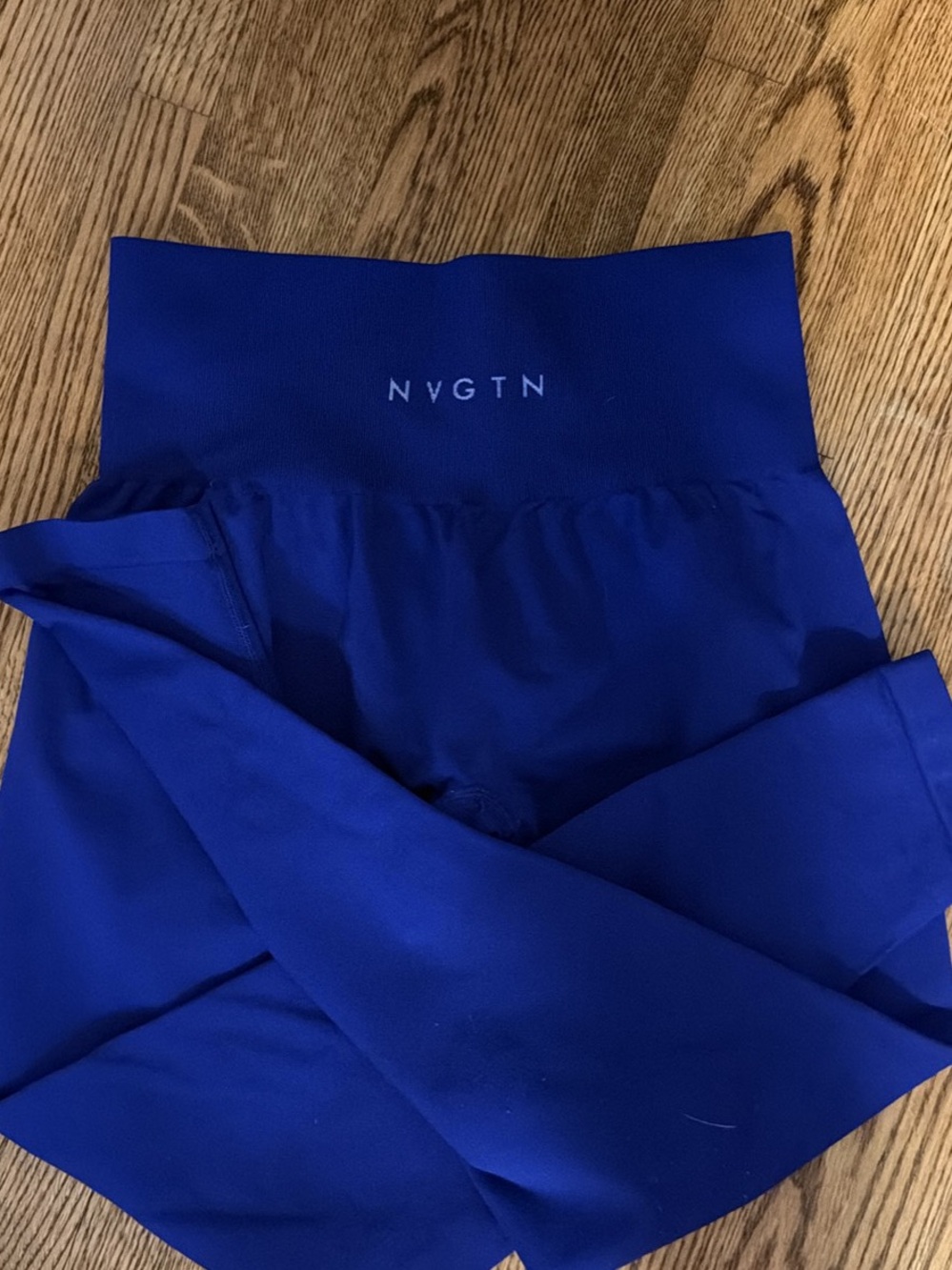 NVGTN Kids High-Waist Leggings in Bright Blue